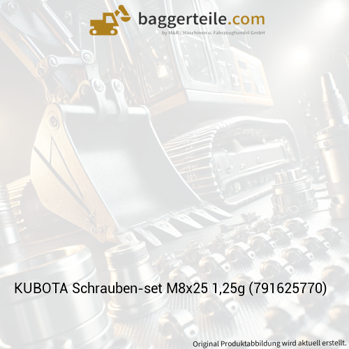 KUBOTA Schrauben-set M8x25 1,25g (791625770)