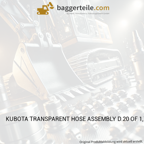 KUBOTA TRANSPARENT HOSE ASSEMBLY D.20 OF 1,70 (W21TFD0853)