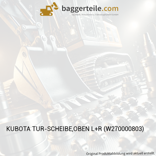 KUBOTA TUR-SCHEIBE,OBEN L+R (W270000803)