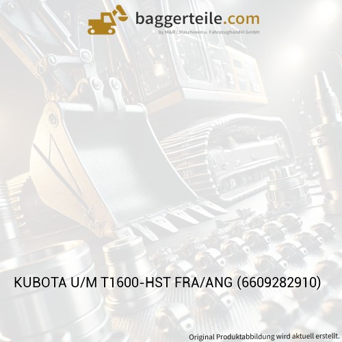 KUBOTA U/M T1600-HST FRA/ANG (6609282910)