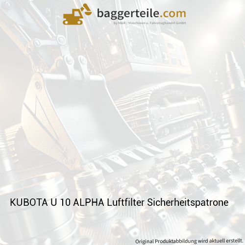 KUBOTA U 10 ALPHA Luftfilter Sicherheitspatrone