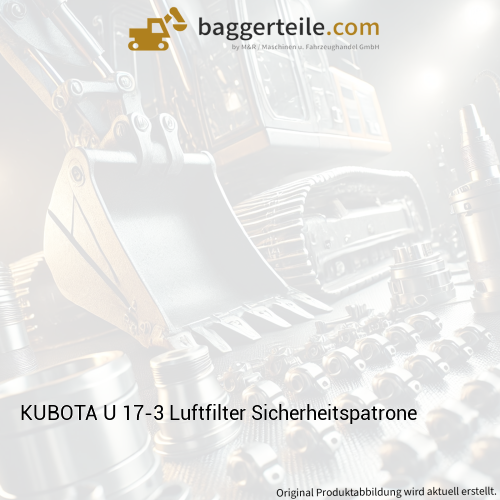 KUBOTA U 17-3 Luftfilter Sicherheitspatrone