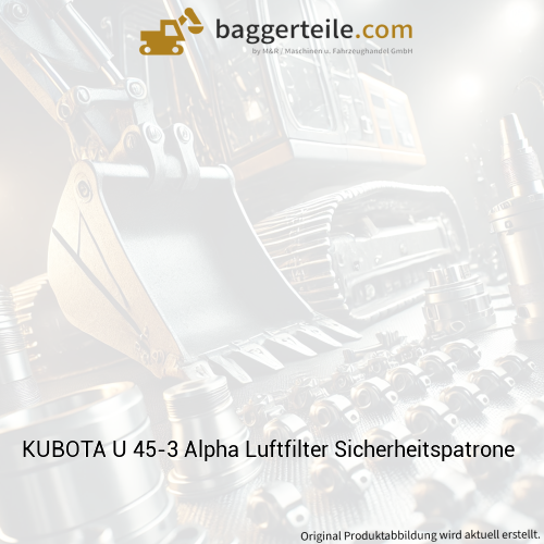 KUBOTA U 45-3 Alpha Luftfilter Sicherheitspatrone