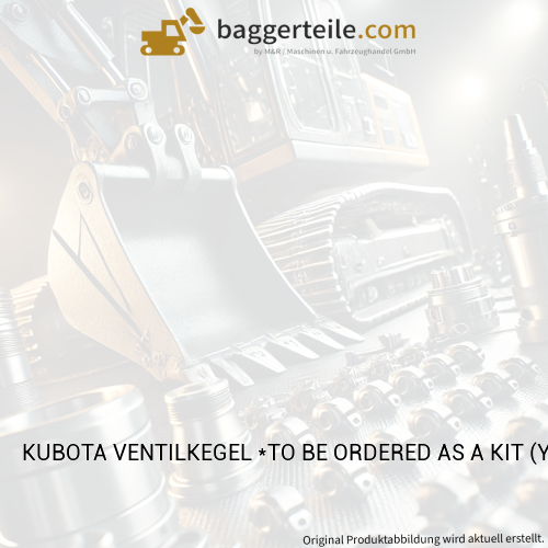 KUBOTA VENTILKEGEL *TO BE ORDERED AS A KIT (YT59300210)