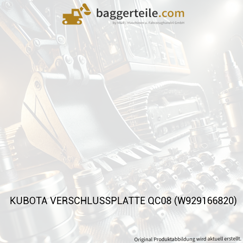 KUBOTA VERSCHLUSSPLATTE QC08 (W929166820)