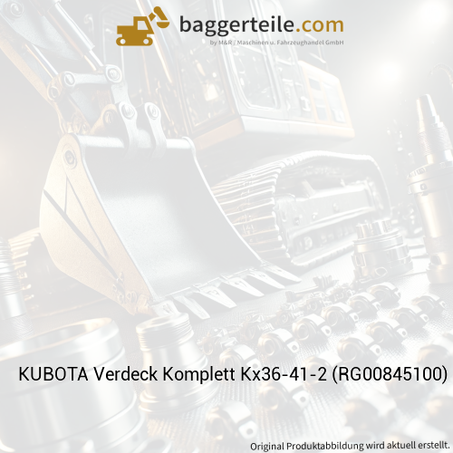 KUBOTA Verdeck Komplett Kx36-41-2 (RG00845100)