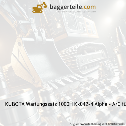 KUBOTA Wartungssatz 1000H Kx042-4 Alpha - A/C für KX042-4A (W21CK-00383)