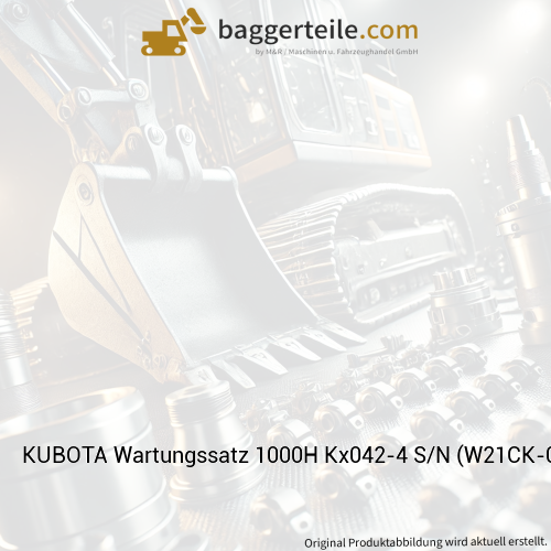KUBOTA Wartungssatz 1000H Kx042-4 S/N (W21CK-00335)