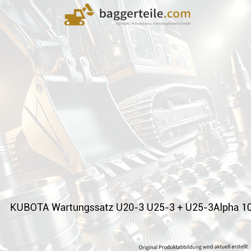 KUBOTA Wartungssatz U20-3 U25-3 + U25-3Alpha 1000 H für U20-3 (W21CK-00341)
