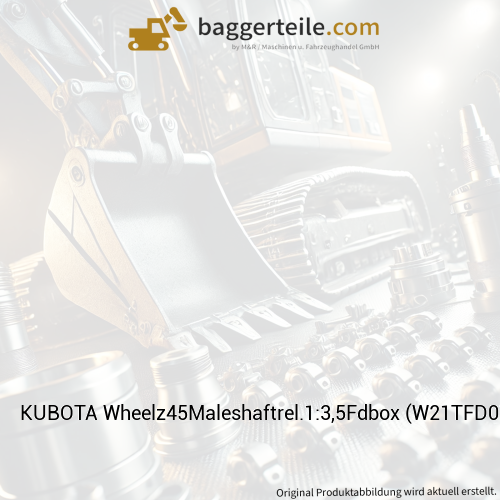 KUBOTA Wheelz45Maleshaftrel.1:3,5Fdbox (W21TFD0722)