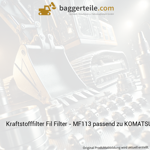 Kraftstofffilter Fil Filter - MF113 passend zu KOMATSU