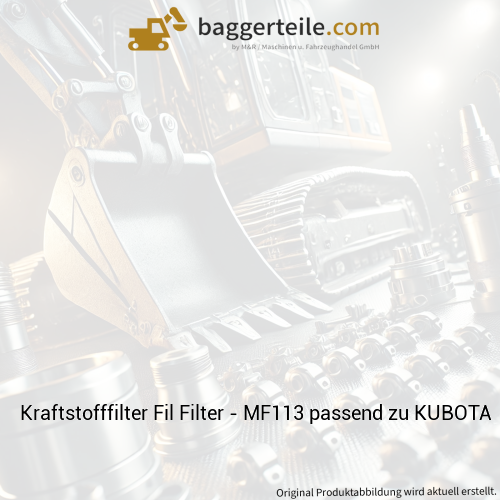 Kraftstofffilter Fil Filter - MF113 passend zu KUBOTA