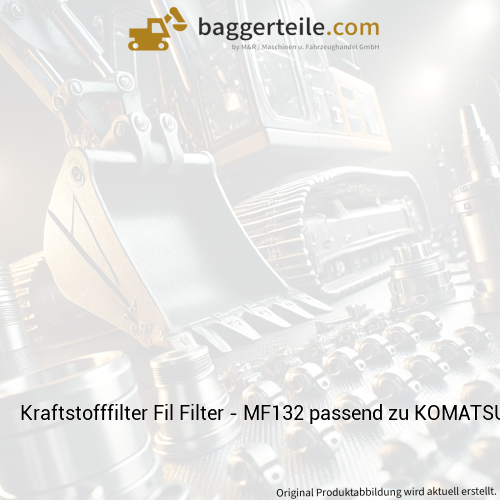 Kraftstofffilter Fil Filter - MF132 passend zu KOMATSU