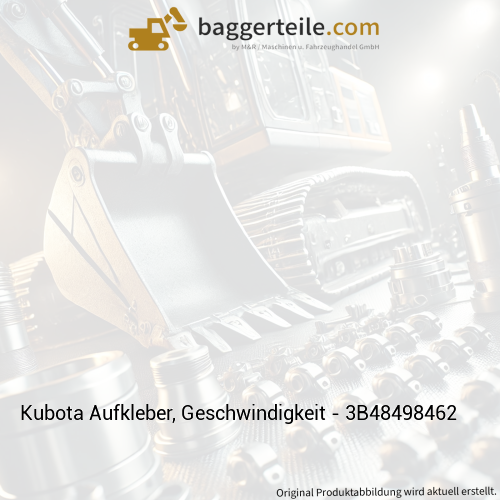 Kubota Aufkleber, Geschwindigkeit - 3B48498462