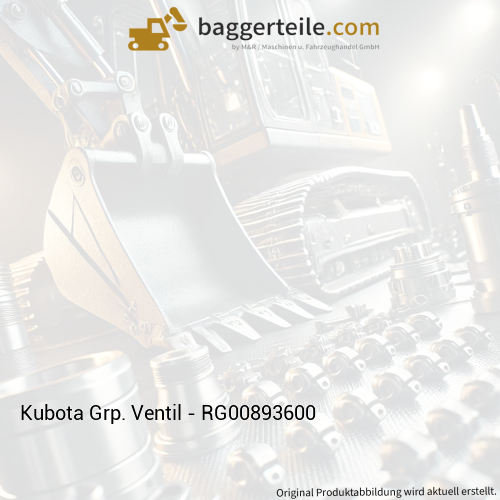 Kubota Grp. Ventil - RG00893600