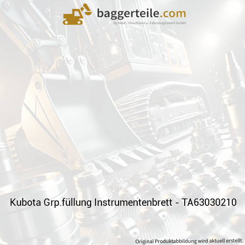 Kubota Grp.füllung Instrumentenbrett - TA63030210