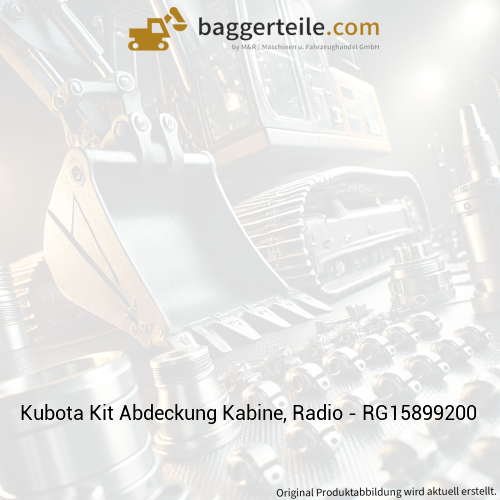 Kubota Kit Abdeckung Kabine, Radio - RG15899200