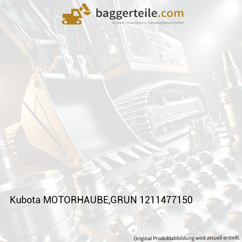 Kubota MOTORHAUBE,GRUN 1211477150