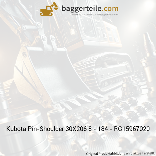 Kubota Pin-Shoulder 30X206 8 - 184 - RG15967020