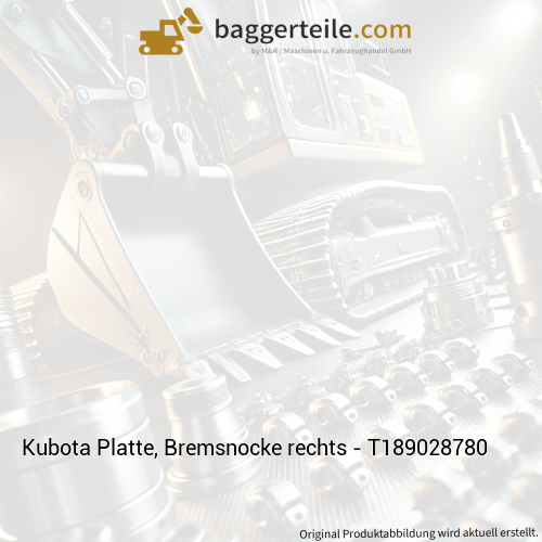 Kubota Platte, Bremsnocke rechts - T189028780