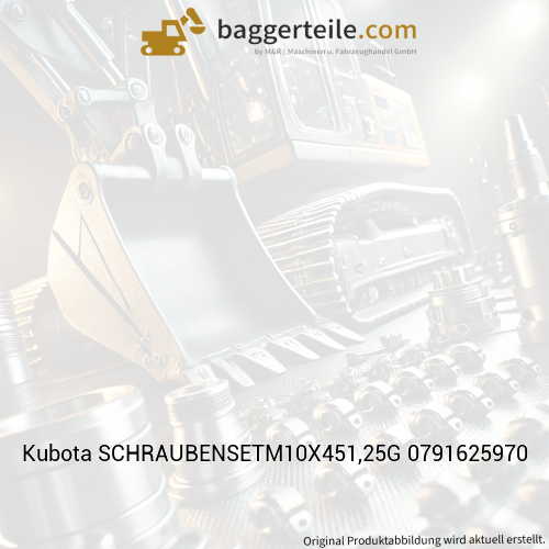 Kubota SCHRAUBENSETM10X451,25G 0791625970