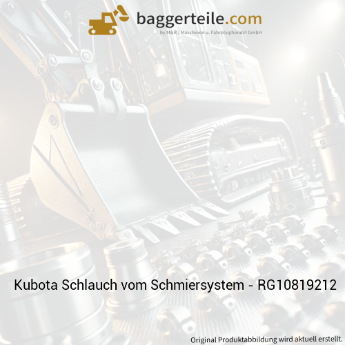 Kubota Schlauch vom Schmiersystem - RG10819212