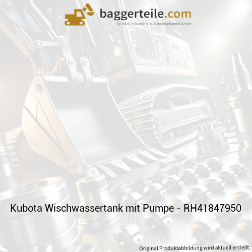 Kubota Wischwassertank mit Pumpe - RH41847950