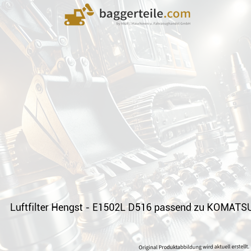 Luftfilter Hengst - E1502L D516 passend zu KOMATSU