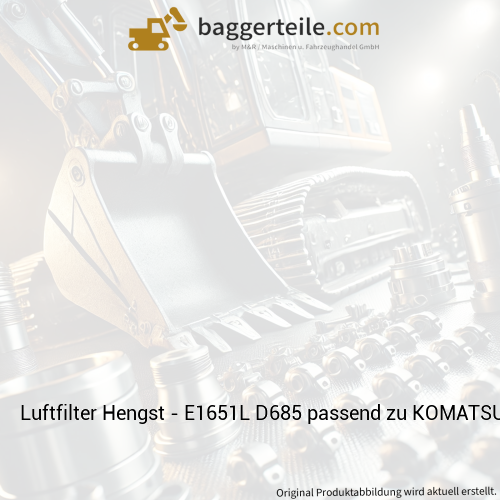 Luftfilter Hengst - E1651L D685 passend zu KOMATSU