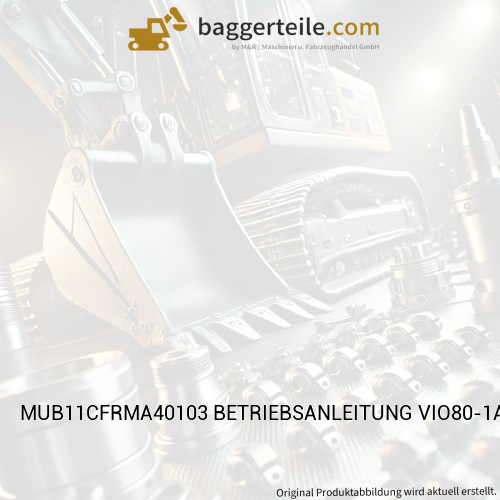MUB11CFRMA40103 BETRIEBSANLEITUNG VIO80-1A