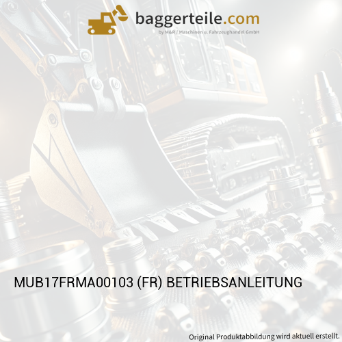 MUB17FRMA00103 (FR) BETRIEBSANLEITUNG