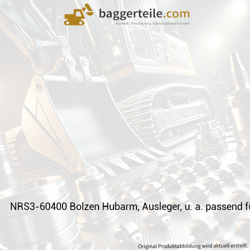 NRS3-60400 Bolzen Hubarm, Ausleger, u. a. passend für Hanix H50C, (00101-03250, 0010103250)