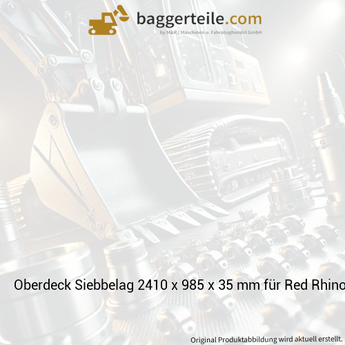Oberdeck Siebbelag 2410 x 985 x 35 mm für Red Rhino RedScreen