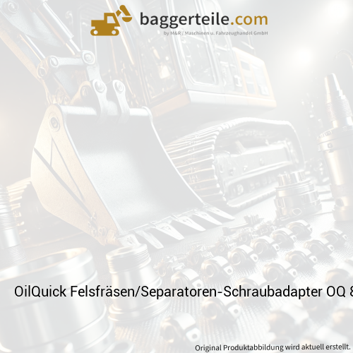 OilQuick Felsfräsen/Separatoren-Schraubadapter OQ 80 mit 2 St. (512-553)