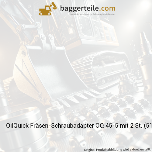 OilQuick Fräsen-Schraubadapter OQ 45-5 mit 2 St. (516-553)