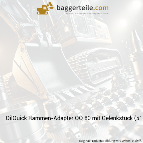 OilQuick Rammen-Adapter OQ 80 mit Gelenkstück (512-585)