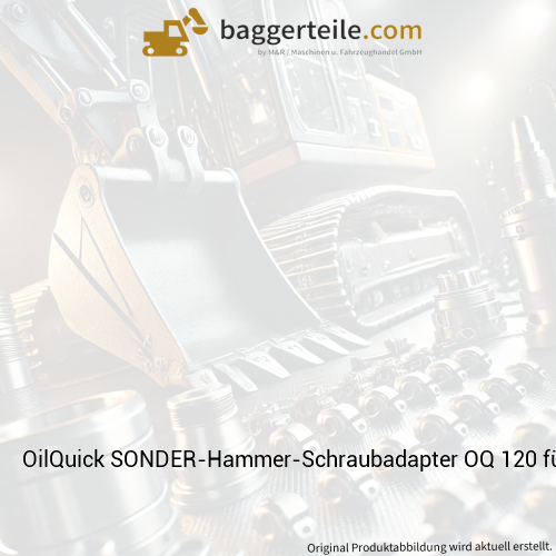 OilQuick SONDER-Hammer-Schraubadapter OQ 120 für Rammer 9033 (50842RA02)
