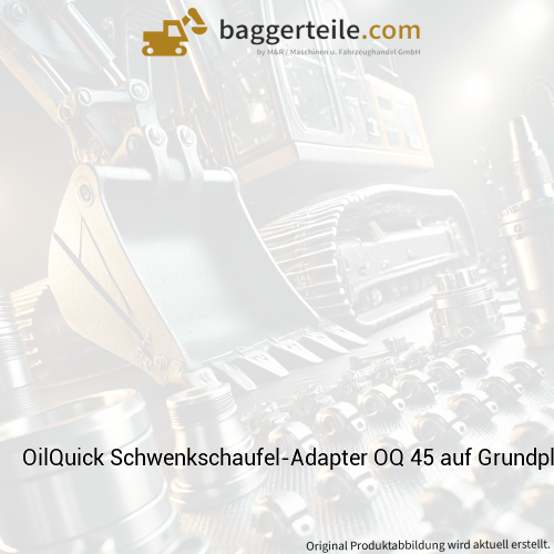 OilQuick Schwenkschaufel-Adapter OQ 45 auf Grundplatte (509-003)