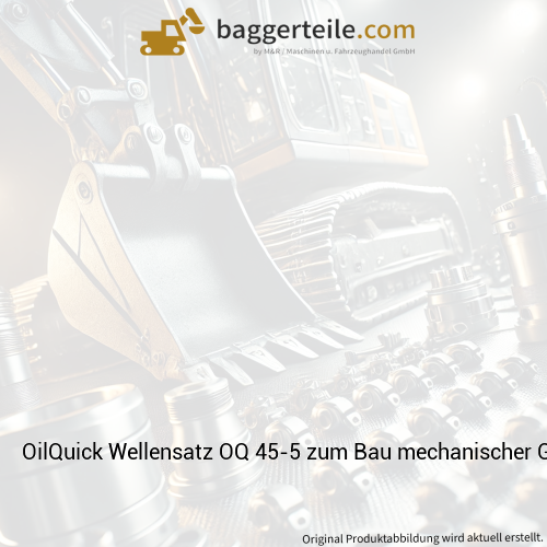 OilQuick Wellensatz OQ 45-5 zum Bau mechanischer Geräterahmen für Löffelzulieferer (509-790)