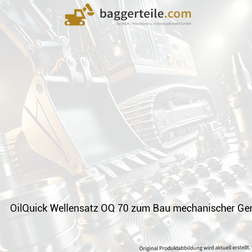 OilQuick Wellensatz OQ 70 zum Bau mechanischer Geräterahmen für Löffelzulieferer (514-790)