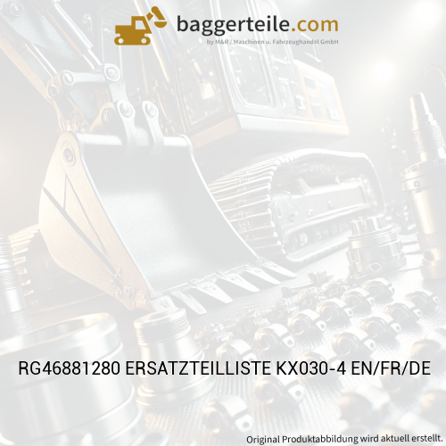 RG46881280 ERSATZTEILLISTE KX030-4 EN/FR/DE