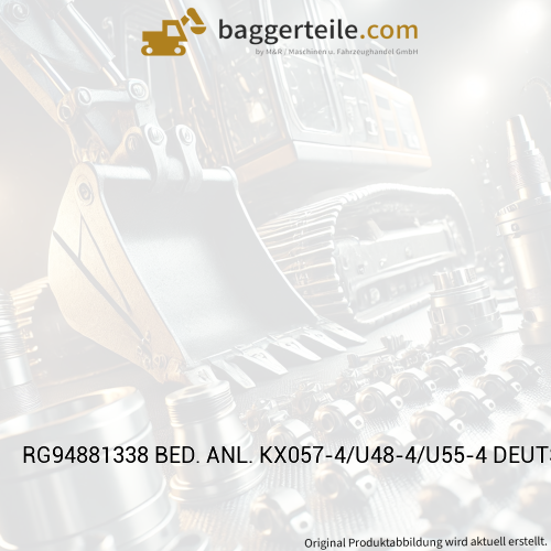 RG94881338 BED. ANL. KX057-4/U48-4/U55-4 DEUTSCH