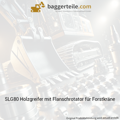 SLG80 Holzgreifer mit Flanschrotator für Forstkräne