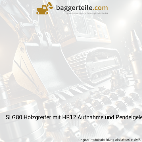 SLG80 Holzgreifer mit HR12 Aufnahme und Pendelgelenk