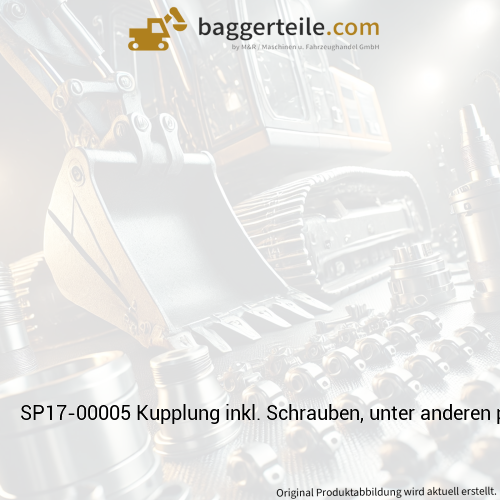 SP17-00005 Kupplung inkl. Schrauben, unter anderen passend für Hanix H36B