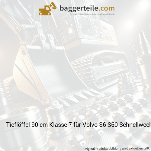 Tieflöffel 90 cm Klasse 7 für Volvo S6 S60 Schnellwechsler
