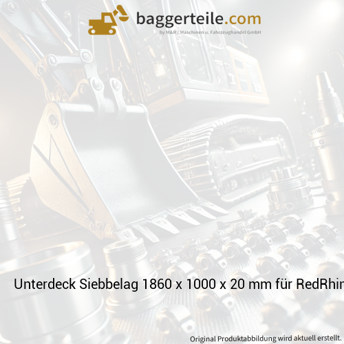 Unterdeck Siebbelag 1860 x 1000 x 20 mm für RedRhino RedScreen