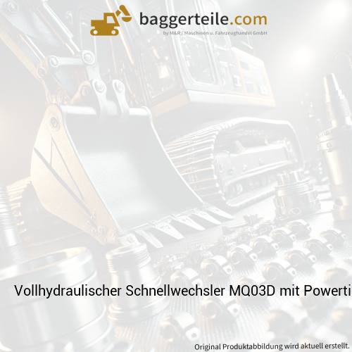 Vollhydraulischer Schnellwechsler MQ03D mit Powertilt 4,5 bis 2,4 t