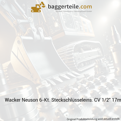Wacker Neuson 6-Kt. Steckschlüsseleins. CV 1/2