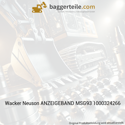 Wacker Neuson ANZEIGEBAND MSG93 1000324266